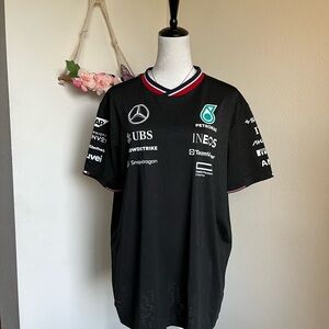 Mercedes AMG Petronas F1 black T-shirt size XL